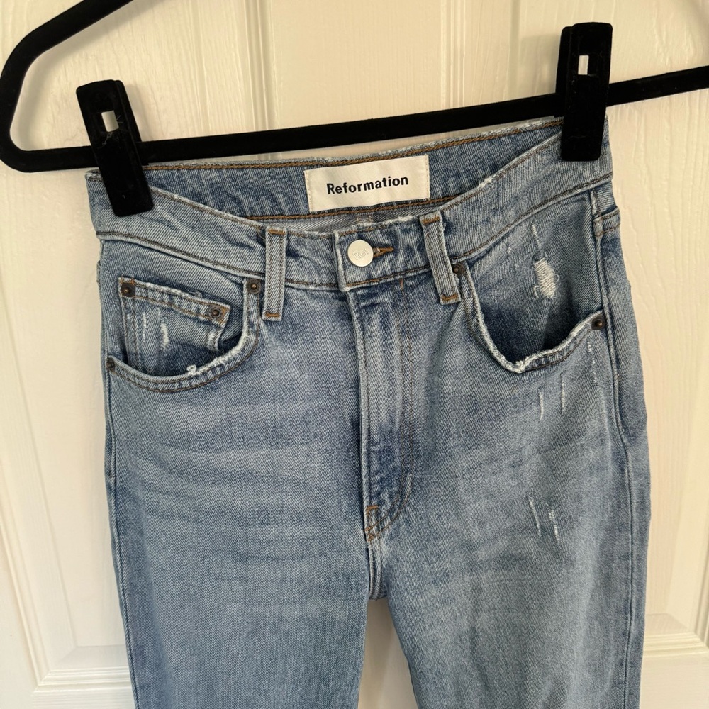Reformation High Rise Hepburn Jean - Picture 4 of 7